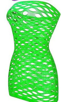 π₯ Big Hole Fishnet Tube Dress Sexy Mesh Mini β One Size, 7 Colors π | Rave, Stripper, Pole Dancer Fit