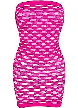 π₯ Big Hole Fishnet Tube Dress Sexy Mesh Mini β One Size, 7 Colors π | Rave, Stripper, Pole Dancer Fit