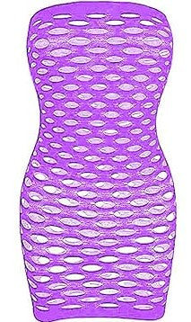 π₯ Big Hole Fishnet Tube Dress Sexy Mesh Mini β One Size, 7 Colors π | Rave, Stripper, Pole Dancer Fit